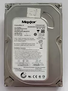STM3320613AS, SN: 6SZ05N27, SU, PN: PHM16C-326, FW: MX13, Maxtor 320Gb 3.5" HDD - Imagen 1 de 2