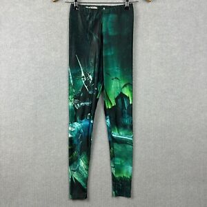 Black Milk Leggings Womens Small W22xL28 Green Lord Of The Rings Mid Rise