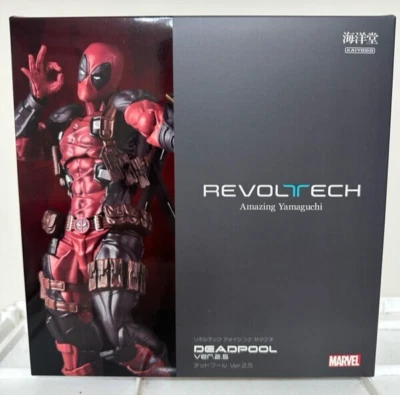 Figura de acción Kaiyodo Revoltech increíble Yamaguchi Deadpool versión 2.5 nueva en mano Foto 1 de 4