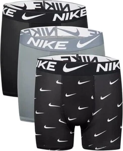 Nike Boy's Dri-Fit™ Boxers 3-Pack - Grey/Black, XL, (1774) A3(B386T) - Picture 1 of 4