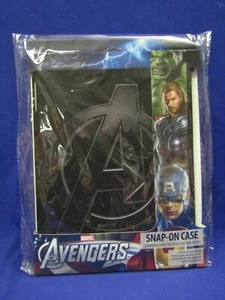 Marvel The Avengers Superhero Black Snap On Ipad & Ipad 2 Case NEW - Picture 1 of 4