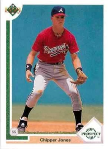 1991 Upper Deck #55 Chipper Jones RC - Braves - Zdjęcie 1 z 1