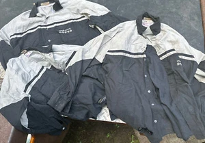 Lotto di 3 Camicie Vintage Mopar 5 Stelle Xl 17-17,5 Usate Manica Lunga Mopar - Foto 1 di 8