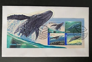 AUSTRALIAN FDC: 2006 WHALES DOWN UNDER #LF215 - Picture 1 of 1