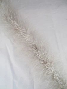 Gray Marabou Feather Boa – 2 Yards (6 ft), 15 Gram – Bulk Lot of 10 - Picture 1 of 1