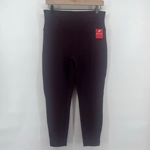 Neu mit Etikett Spanx knöchellange Ponte-Hose burgunderrot Damengröße Large Petite - Bild 1 von 5