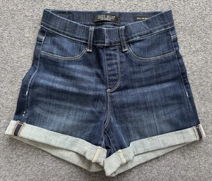 JUDY BLUE Rolled Cuff Pull On Shorts - Women Sz Small 26 x 4 Stretch Waist - Picture 1 of 10