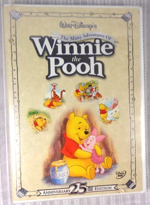The Many Adventures of Winnie the Pooh DVD 25th Anniversary Edition VG! - Image 1 of 3