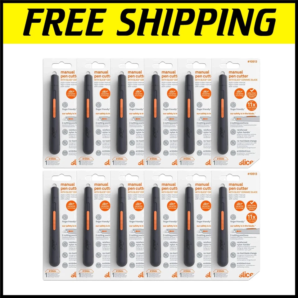 Ergonomisches manuelles Stiftschneider-Set - 12er-Pack für sicheres und bequemes Schneiden - Bild 1 von 4