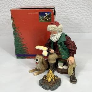 Possible Dreams Clothtique S’mores for Santa 713282 Lagerfeuer Hund 2000 im Karton - Bild 1 von 16