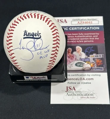 Troy Glaus Signed Angels City Connect Baseball Autographed Auto ~ JSA COA - Image 1 of 2