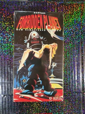 1991 Forbidden Planet (1956) MGM VHS Remastered Edition Sealed With Watermarks - Imagen 1 de 4