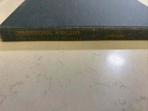 Dimensional Analysis and Theory of Models Henry Langhaar 1951 Vintage Textbook - Bild 1 von 6