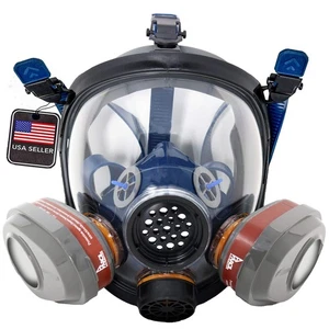 PD-101 Full Face Respirator Mask – Industrial Grade, Chemical-Resistant Si - Picture 1 of 7