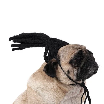 Pelucas divertidas para perros pequeños medianos y grandes pelucas para mascotas para Halloween, Navidad Foto 1 de 4