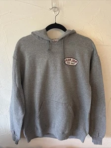 Ron Jon Surf Shop Graphic Surf Gray Hoodie Sweatshirt Size Medium - Picture 1 of 5
