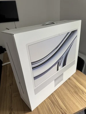 Apple iMac 24" (256GB SSD, M3, 8GB, 8-Core GPU) Silver MQR93B/A - BRAND NEW! ✅ - Image 1 of 4