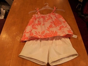Gap Kids Sequin Accented Shorts(NWT) & Smocked Floral Tank Top-Sz 10 - Picture 1 of 5