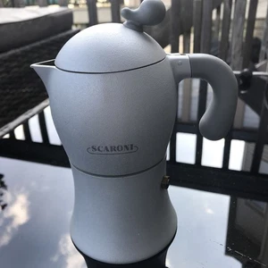 Coffee Mocha Scaroni Poppea 2° Design di Pino Spagnolo 6 tazze 1960/90 Rare! - Foto 1 di 9