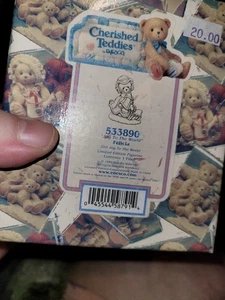 Cherished Teddies Felicia "Joy To The World" Mint in box - Picture 1 of 2