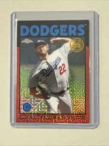 2021 Topps Silver Pack Clayton Kershaw Red /5 - Picture 1 of 2