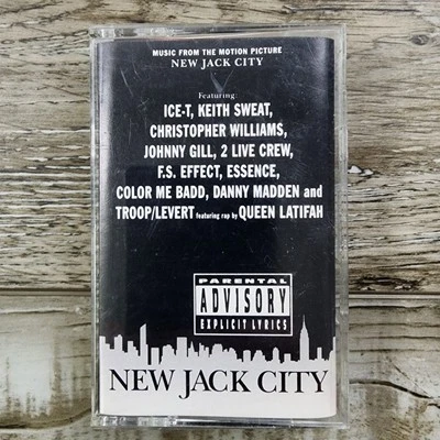 New Jack City [Soundtrack] CASSETTE Tape - 1991 Ice-T - Keith Sweat  - And More - Image 1 of 4
