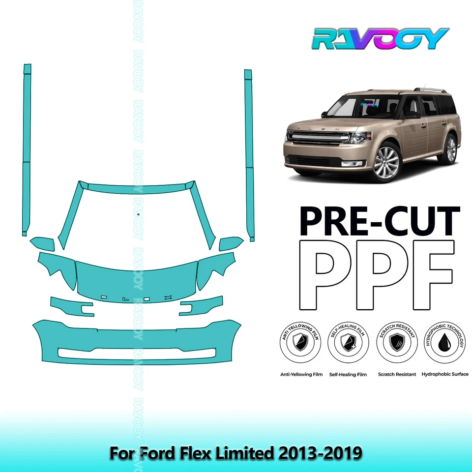 PreCut Paint Protection Film PPF For Ford Flex Limited 2013-2019 - Image 1 of 4