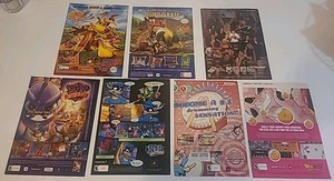 Lot Of 7 Video Game Print Ads 2000s Promo Wall Art Spyro Ty Crash Sly Dragonbal - Picture 1 of 8
