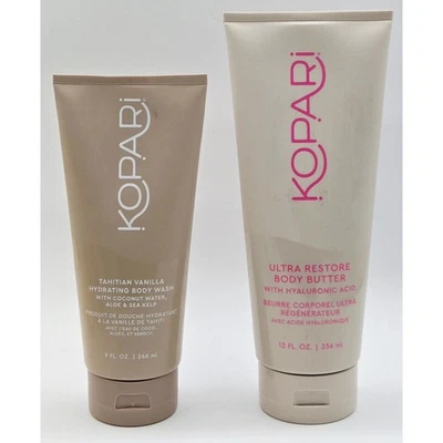 Kopari Ultra Restore Body Butter 12oz & Tahitian Vanilla Hydrating Body Wash 5oz - Image 1 of 4