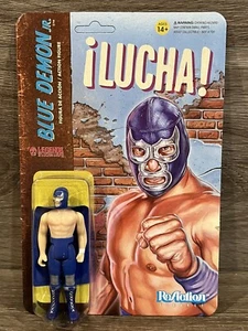 2018 nueva figura de acción Super7 Legends of Lucha Libre Blue Demon reacción 3,75" - Imagen 1 de 3