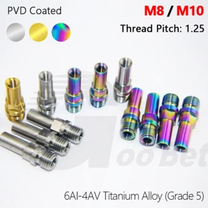 Titanium Bolts M8 M10 *1.25mm V-Brake Bosses Post Bicycle MTB Bike Gr5 6AL/4V Ti - Picture 1 of 16