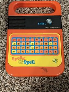 Vintage 1978 Speak & Spell Texas Instruments Electronic Game Tested Works