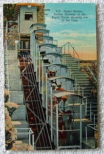 POSTCARD UPPER STATION INCLINE RAILWAY AT ROYAL GORGE COLORADO #55fw2 - Bild 1 von 2