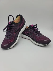 Brooks Ghost 12 Running Shoes Purple Pink Lace Up Women's Size 7.5 B 1023051B063 - Picture 1 of 14