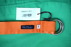 "Orange Grosgrain Ribbon w/ Double O-Ring Lady's Belt" Sz XL (NWT) - Picture 1 of 3