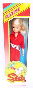 Pedigree England 1x SINDY 12" FUNTIME "RED DRESS" FASHION DOLL MIB`86 RARE! - Picture 1 of 5
