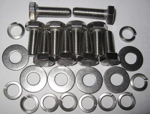 MG Midget AH Sprite Steering Rack Fitting Bolts - Stainless OR Hi Tensile '72 on - Picture 1 of 8