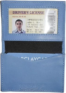 New Slim Business Credit Card ID card picture Holder 4 Card Case and ID Brand NW - Bild 1 von 12