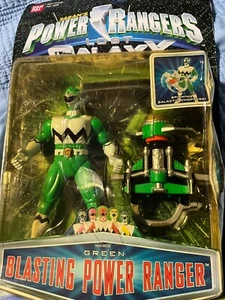 Saban's Blasting Power Rangers Galaxy verde blindado #4330 Bandai 1999 - Imagen 1 de 3