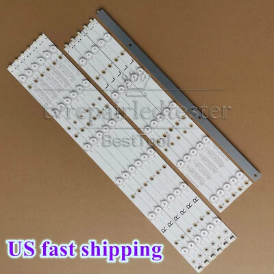 LED Strips (12) FULL SET 500TT65 500TT66 for Sharp LC-50LB261U LC-50LB371U - Image 1 of 3