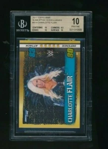 Calendario de Adviento 2017 Topps WWE Slam Attax Charlotte BGS 10 - Imagen 1 de 2