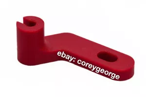 Hornady LNL AP Reloading Press Primer Cam Wire Bracket upgrade aftermarket RED - Picture 1 of 2