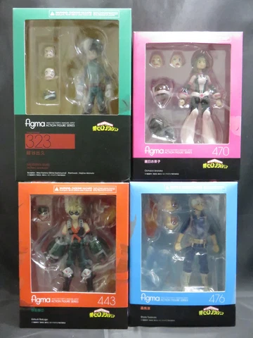 FIGMA My Hero Academia : Midoriya Bakugo Uraraka and Todoroki 4 figures set Cover