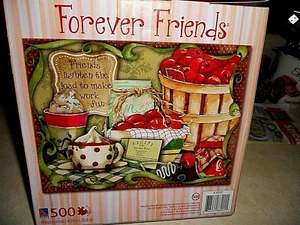 FOREVER FRIENDS: APPLES 500 PIECE PUZZLE - NANCY E. MINX COMPLETE FREE SHIPPING - Picture 1 of 4