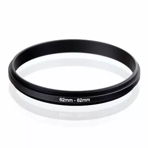 62 mm-62 mm 62 mm auf 62 mm Stecker auf Stecker Kupplung Schritt Ring Adapter 62-62 Dual Stecker - Bild 1 von 3