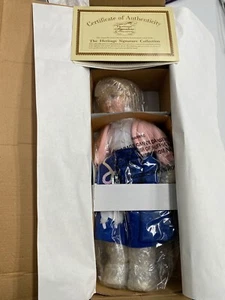 VTG ~Heritage Signature Collection Porcelain 50's Peggy Sue Rock n Roll Doll~NEW - Picture 1 of 2