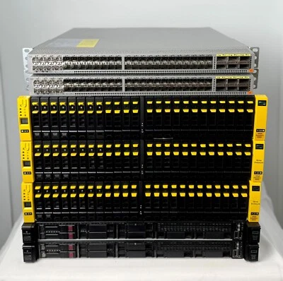 HPE 3PAR 8200 20TB SSD 2x DL360 Gen10 80 Cores 1TB RAM 16GB FC Server SAN - Image 1 of 4