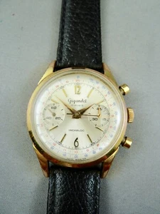 alte Armbanduhr Herren Gigandet Chrono Landeron 248 aus Uhrmachernachlass - Bild 1 von 13