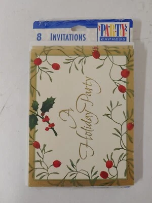 Party Express/Hallmark Holiday Party Invitations (48) w/ Envelopes