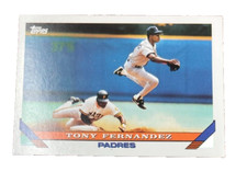 1993 TOPPS Card # 465 Tony Fernandez - San Diego Padres